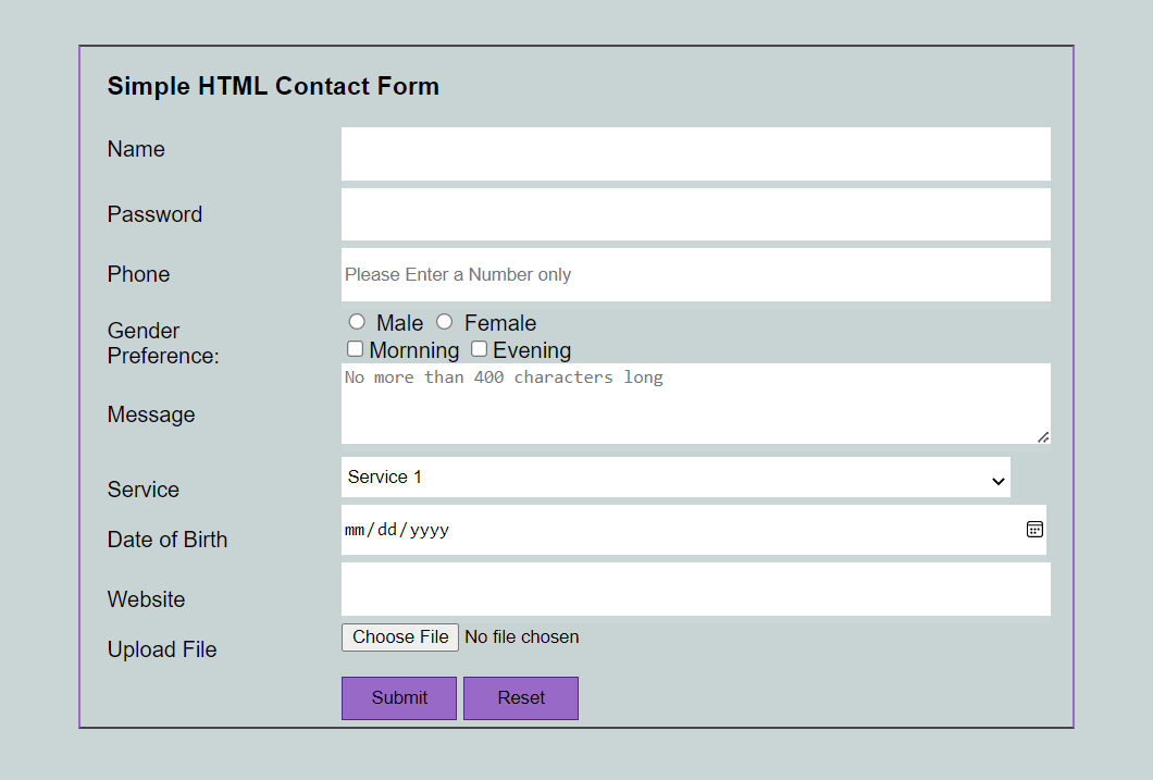 HTML & CSS